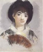 Edouard Manet Portrait de La comtesse Albazzo (mk40) Sweden oil painting artist